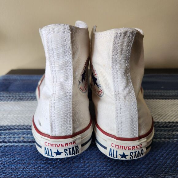 Converse Chuck Taylor All Star M7650 Optic White Unisex High Top W7 M5 - Picture 6 of 10